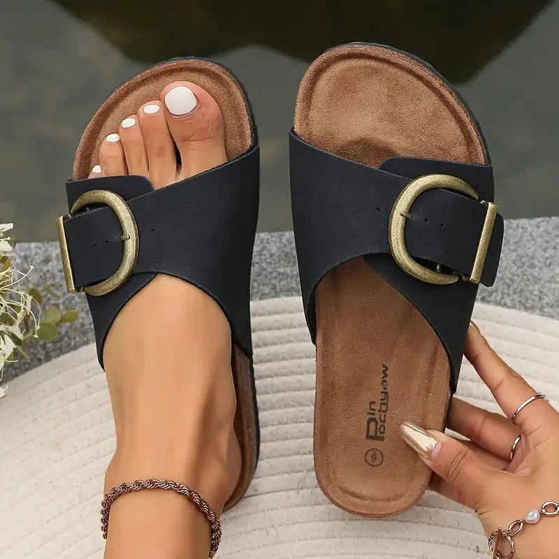 Image of Bodil | Ortopædiske Spænde Sandaler
