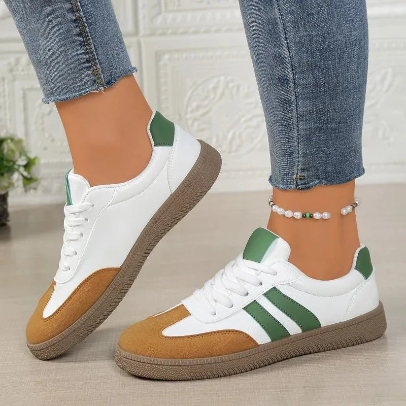 Bodil | Dame Snøresko Casual Sneakers - Image 1