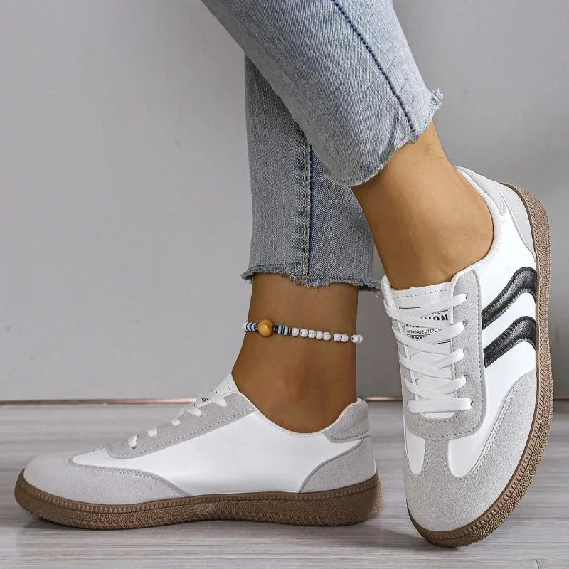 Bodil | Dame Snøresko Casual Sneakers - Image 2
