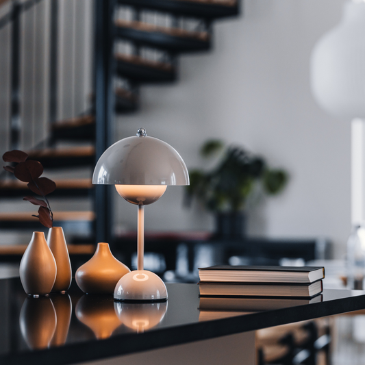 Bordlampe Svampelampe - Blødt Lys