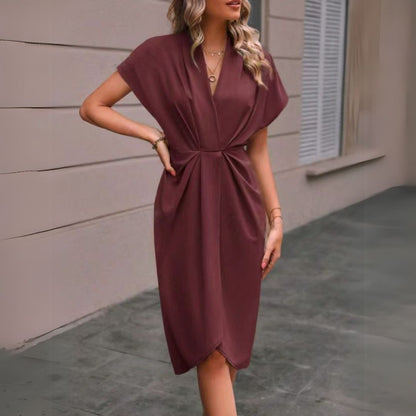 Patricia | Robe mi-longue élégante et fluide pour femmes - Image 1