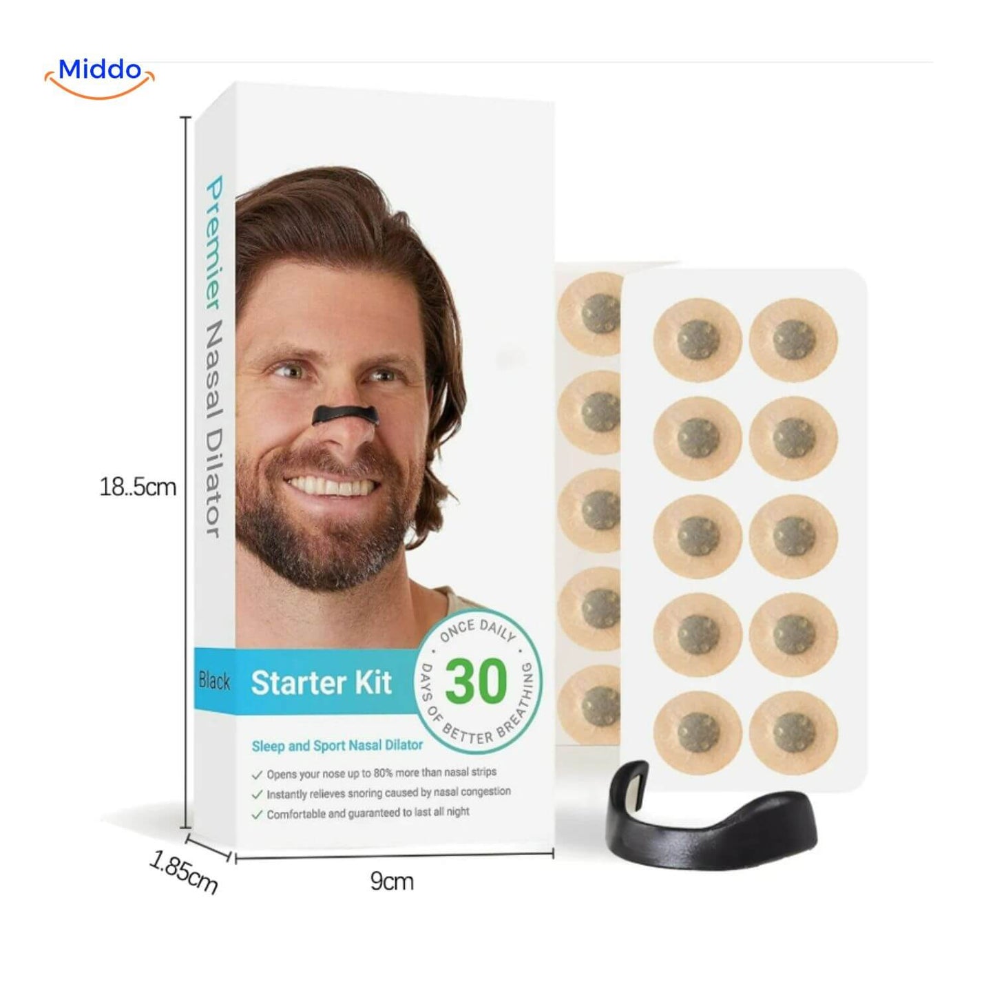 BreatheEase™ Kit | Anti-snorken, Magnetisk & For Bedre Søvn!