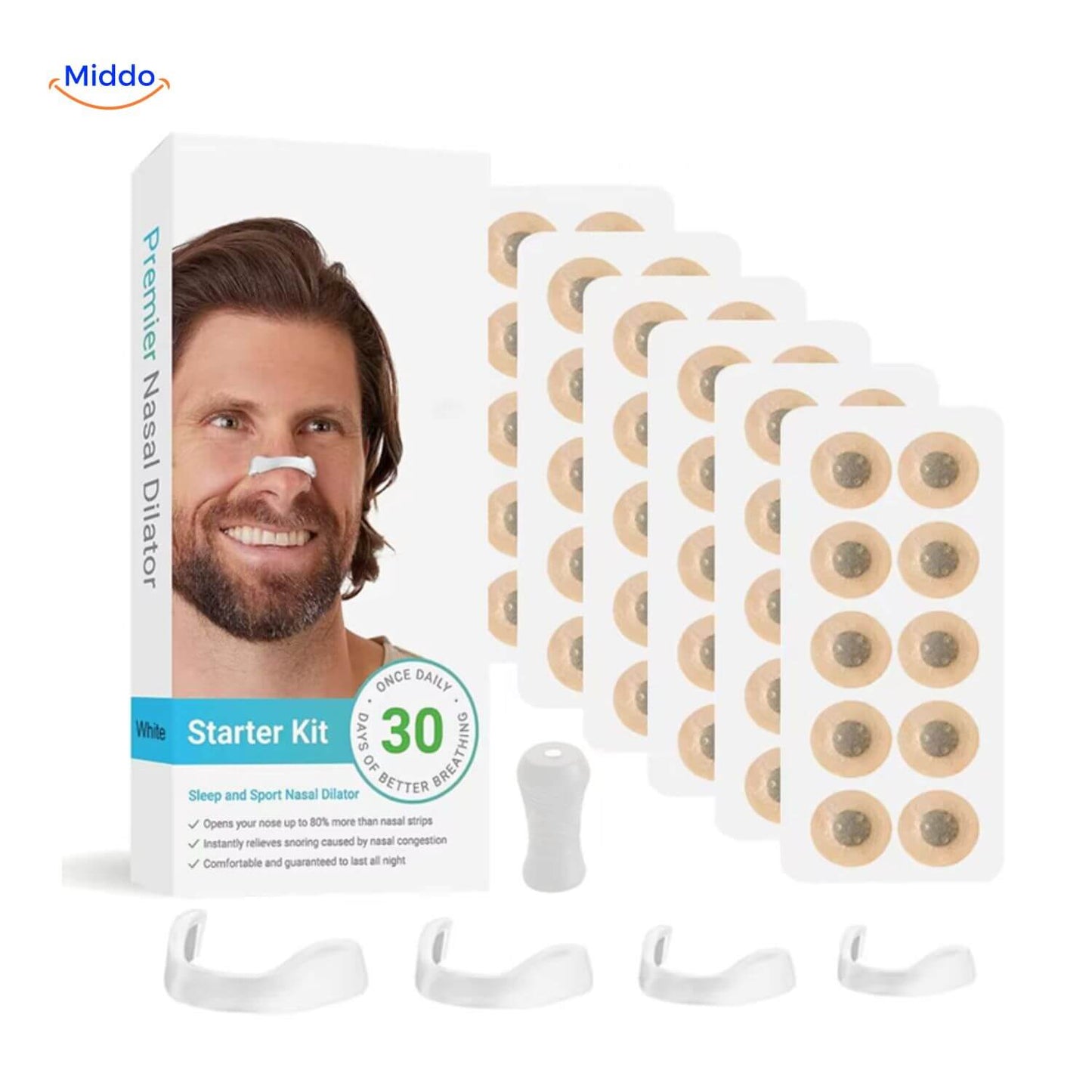 BreatheEase™ Kit | Anti-snorken, Magnetisk & For Bedre Søvn!