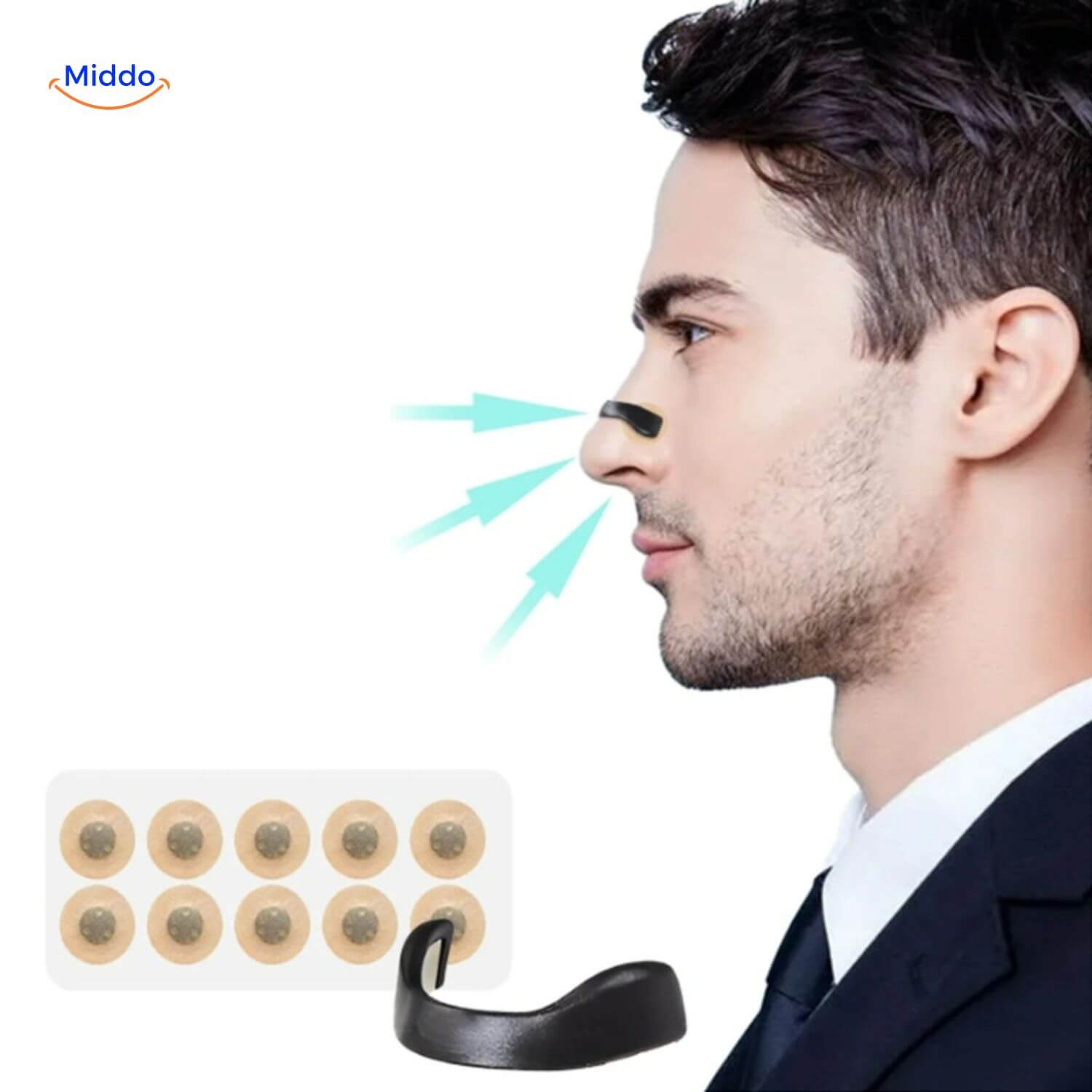 BreatheEase™ Kit | Anti-snorken, Magnetisk & For Bedre Søvn!