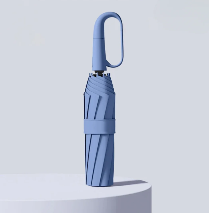 BrightRain | Vindresistent Paraply med Reflekterende Kant