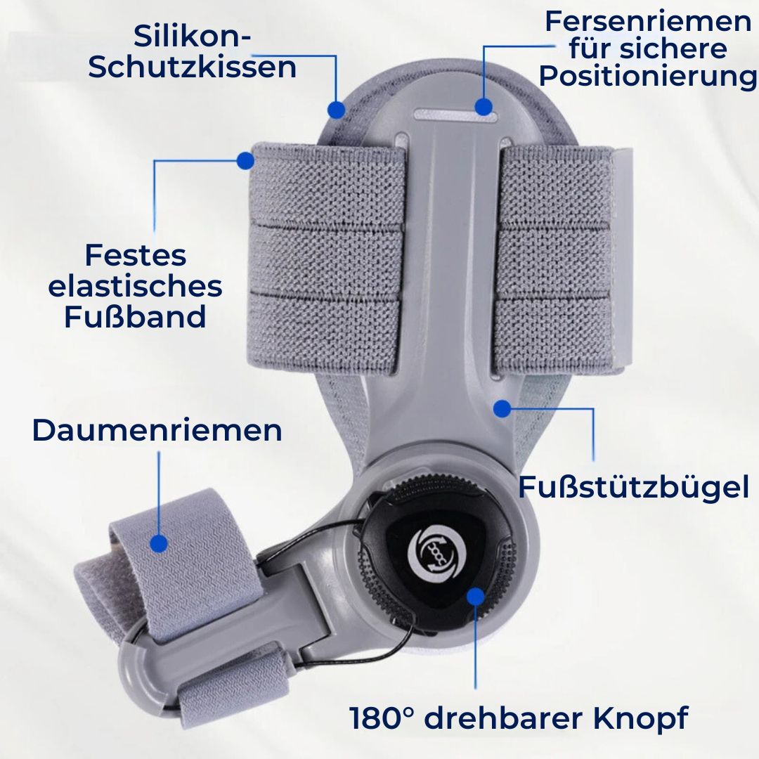 BunionEase Justerbare Lindre Støtter | Hallux Valgus Korrigerer