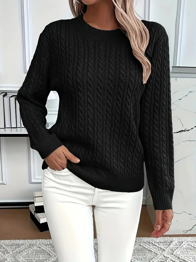 Barbara | Pull ajusté à manches longues pour femme - Image 4