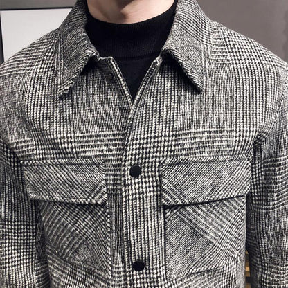 Aymeric | Veste Décontractée à Carreaux Boutonnée pour Homme - Image 3