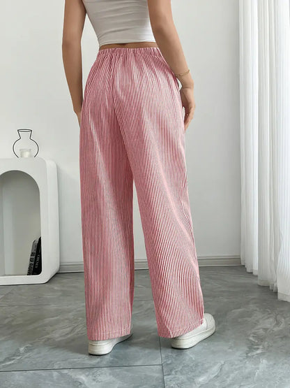Véronica | Pantalon rayé élégant avec poches pour un confort stylé - Image 9