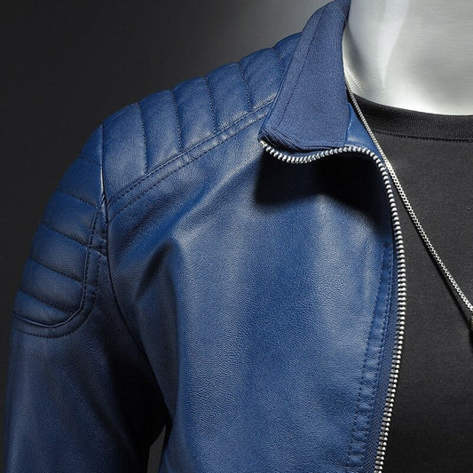 Charly | Veste de motard slim fit pour homme - Image 2