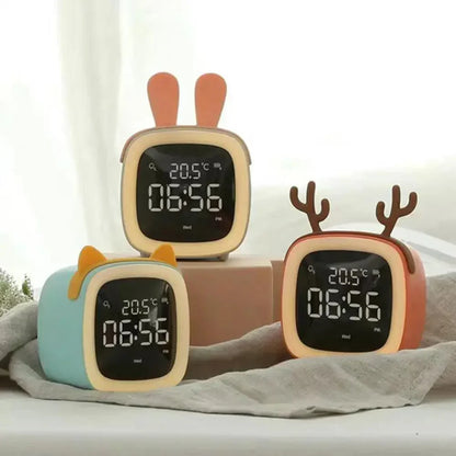 Cartoon Kanin Alarmur | LED Natlys Design | Digital Ur