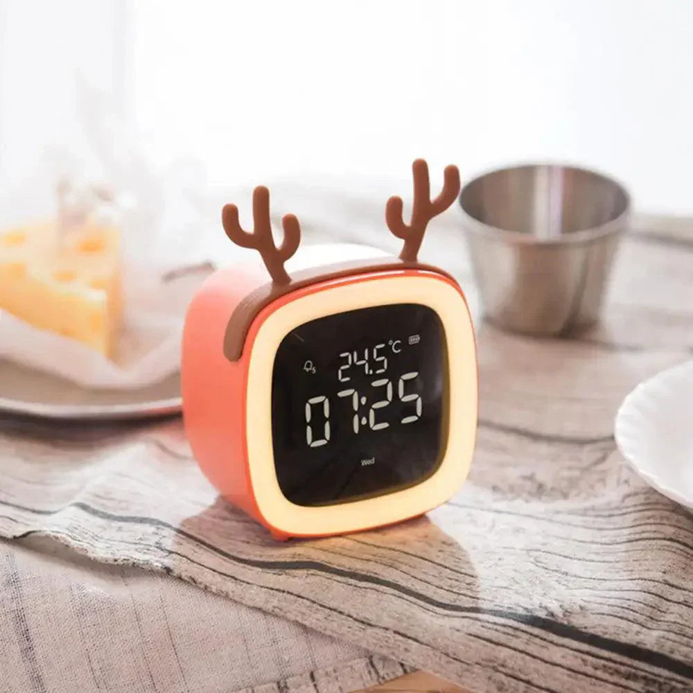 Cartoon Kanin Alarmur | LED Natlys Design | Digital Ur
