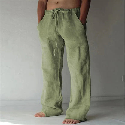 Raphaël | Pantalon baggy en lin pour hommes Aéré Confortable - Image 2