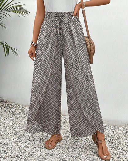 Gisèle | Pantalon léger, fluide et décontracté avec taille élastique - Image 1