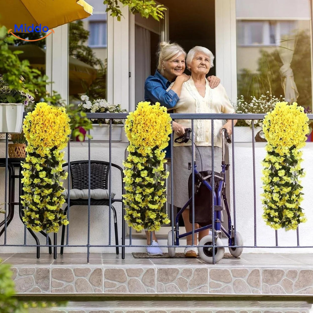 Charmende Orkide Cascade | Kunstige Blomster til Enhver Lejlighed og Sæson