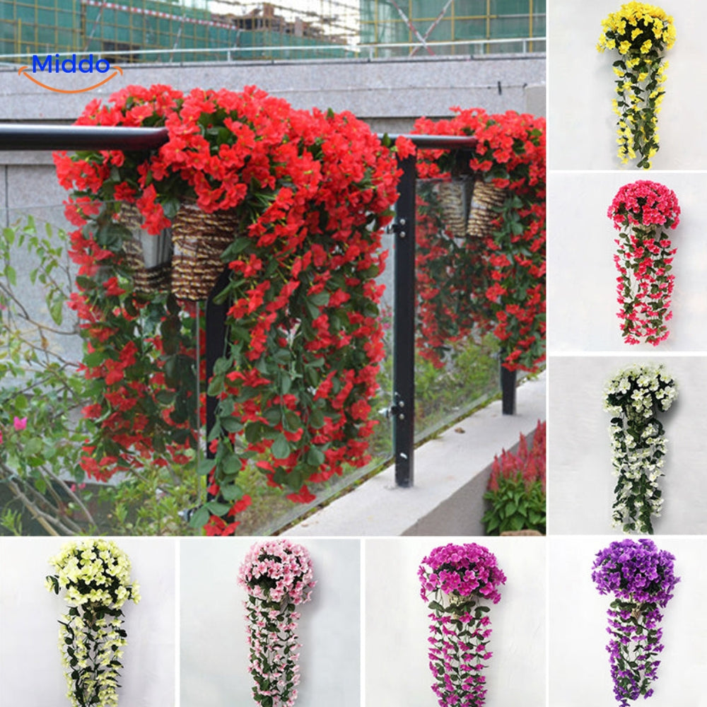 Charmende Orkide Cascade | Kunstige Blomster til Enhver Lejlighed og Sæson
