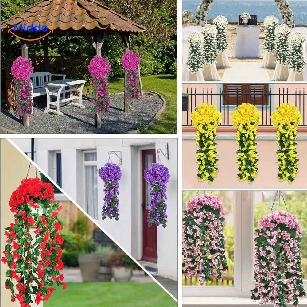Charmende Orkide Cascade | Kunstige Blomster til Enhver Lejlighed og Sæson