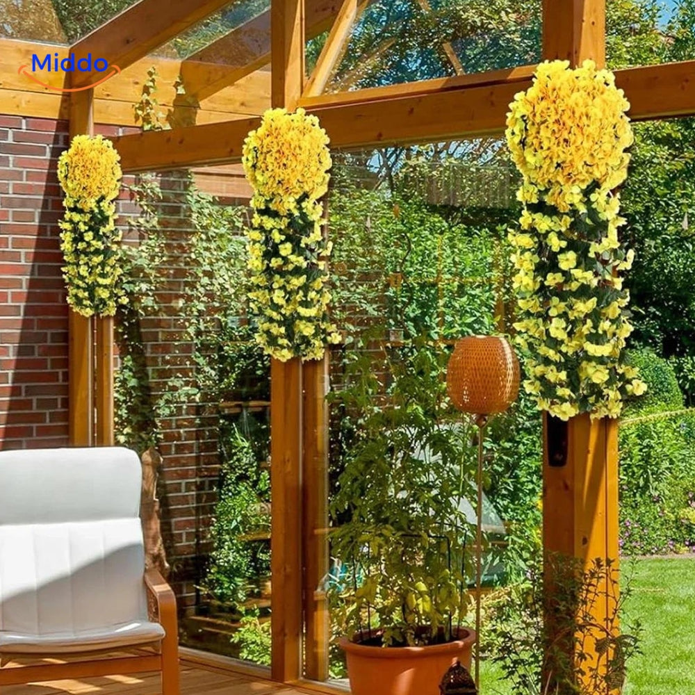 Charmende Orkide Cascade | Kunstige Blomster til Enhver Lejlighed og Sæson