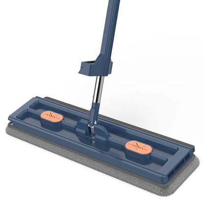 Cleaner Pro° Rotationsmop: Stærkt håndtag, nem rengøring 360° roterbar fladmoppe