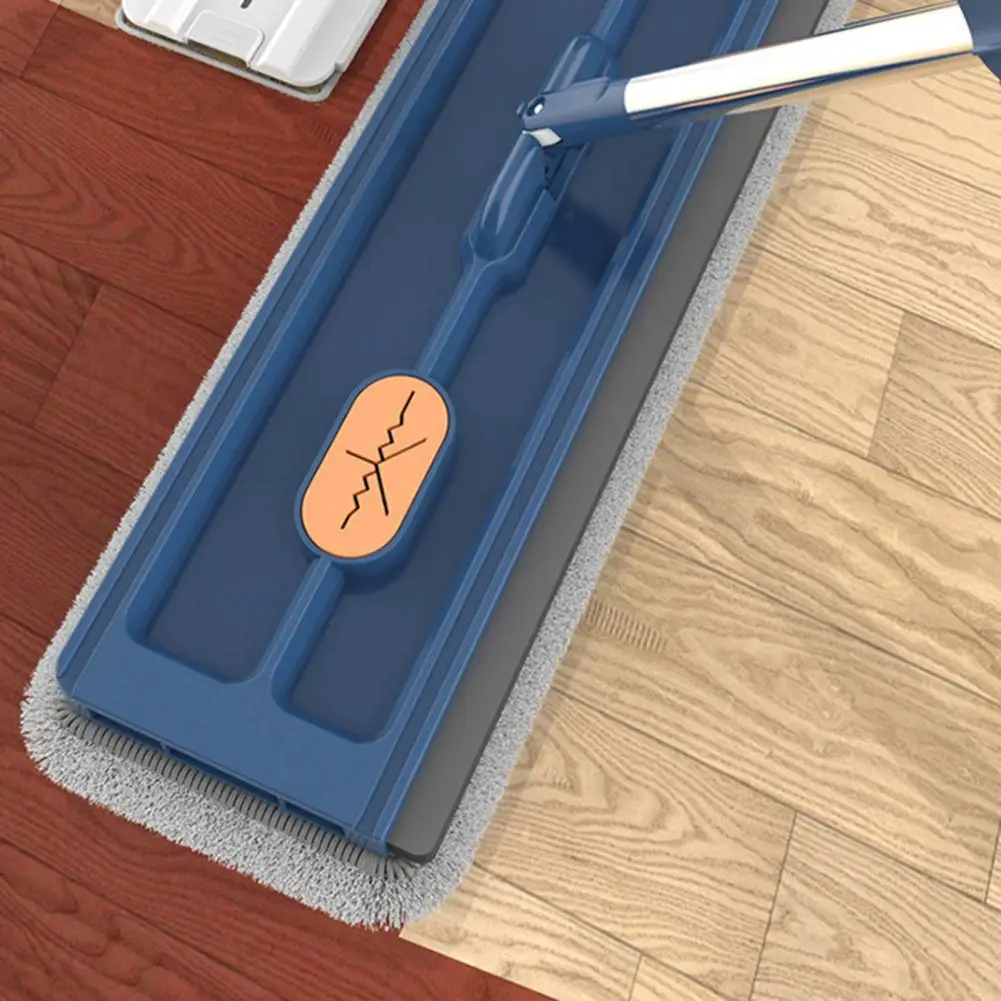 Cleaner Pro° Rotationsmop: Stærkt håndtag, nem rengøring 360° roterbar fladmoppe
