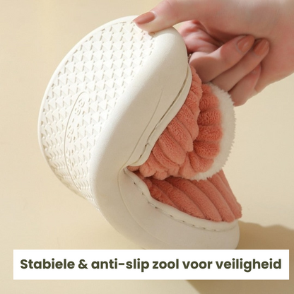 CozyComfort™ Terapeutiske Fluffy Fleece Vinter Sutsko | 1+1 GRATIS