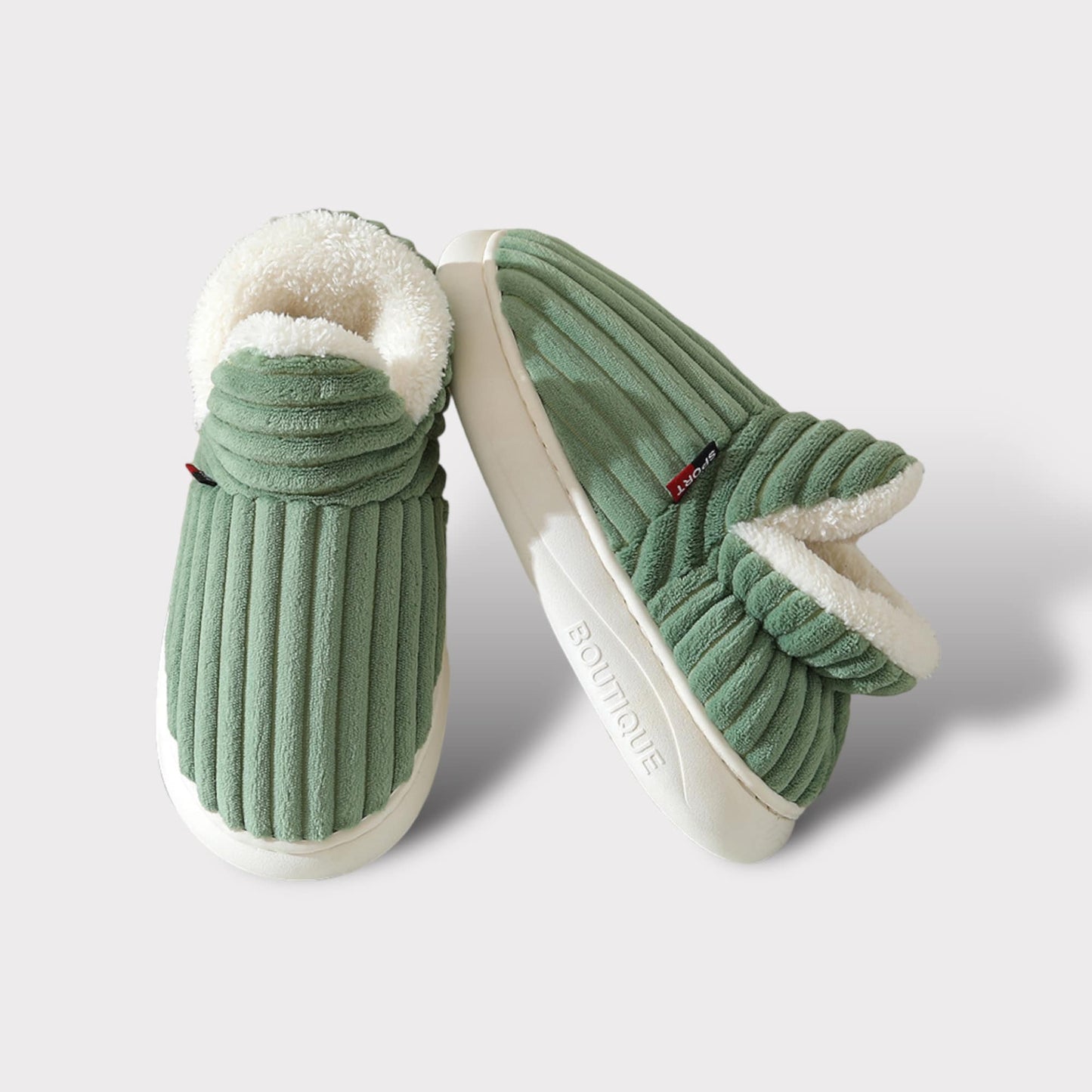 CozyComfort™ Terapeutiske Fluffy Fleece Vinter Sutsko | 1+1 GRATIS