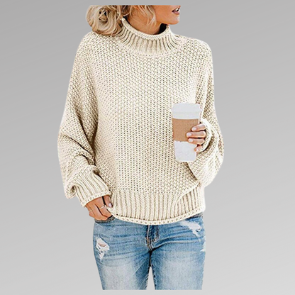 Enora | Pull ample à col roulé pour femme - Image 9