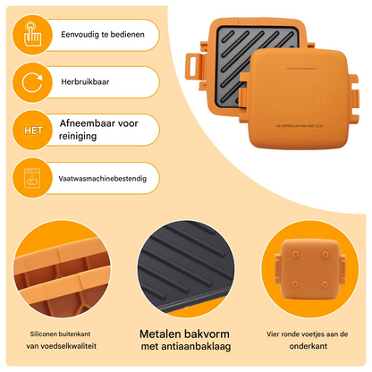 CrispyChef™ | Klar på 3 minutter, uden fastsiddende madrester