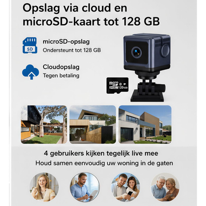 CubeCam™ | 100% Trådløs Sikkerhed Uden Besvær