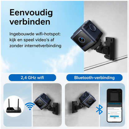 CubeCam™ | 100% Trådløs Sikkerhed Uden Besvær