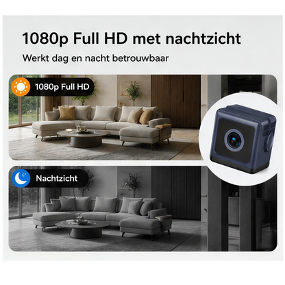 CubeCam™ | 100% Trådløs Sikkerhed Uden Besvær