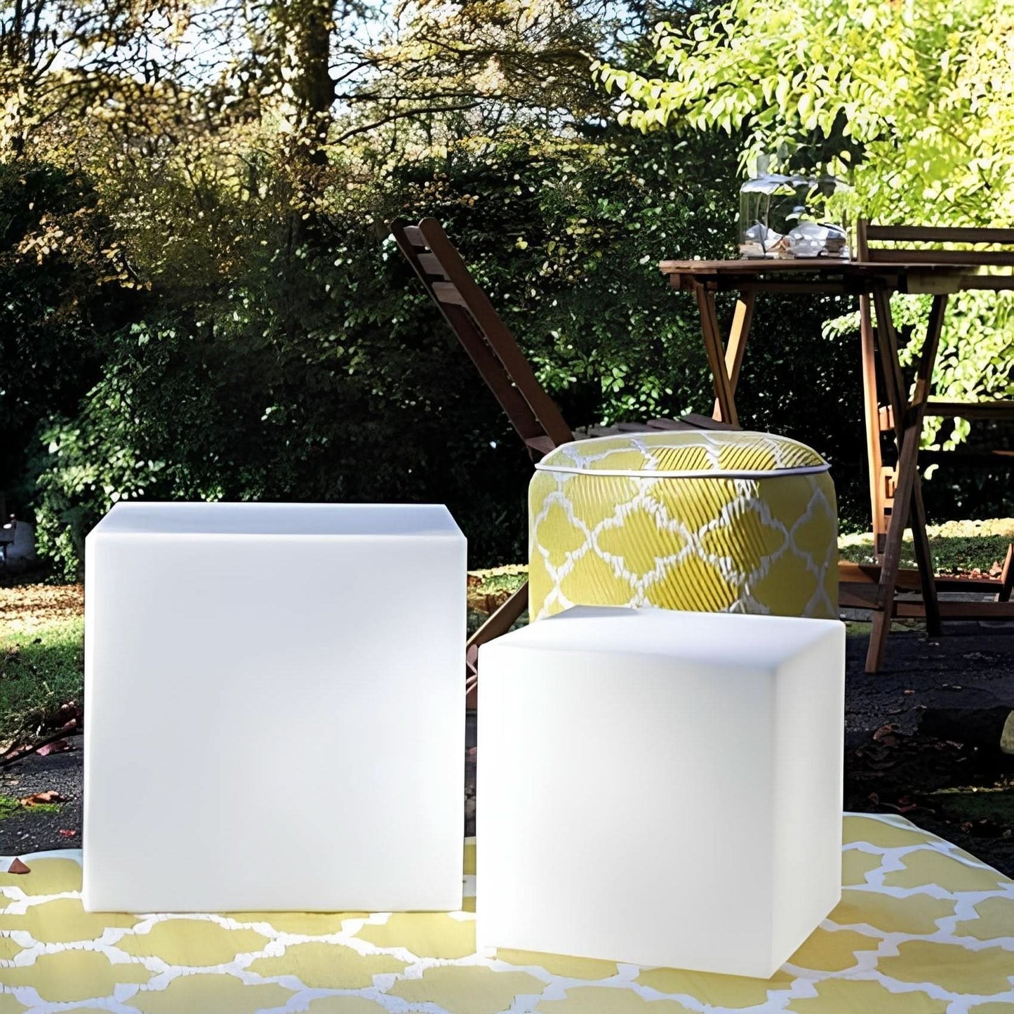 CubeGarda Trådløs Cube Have LED Lys