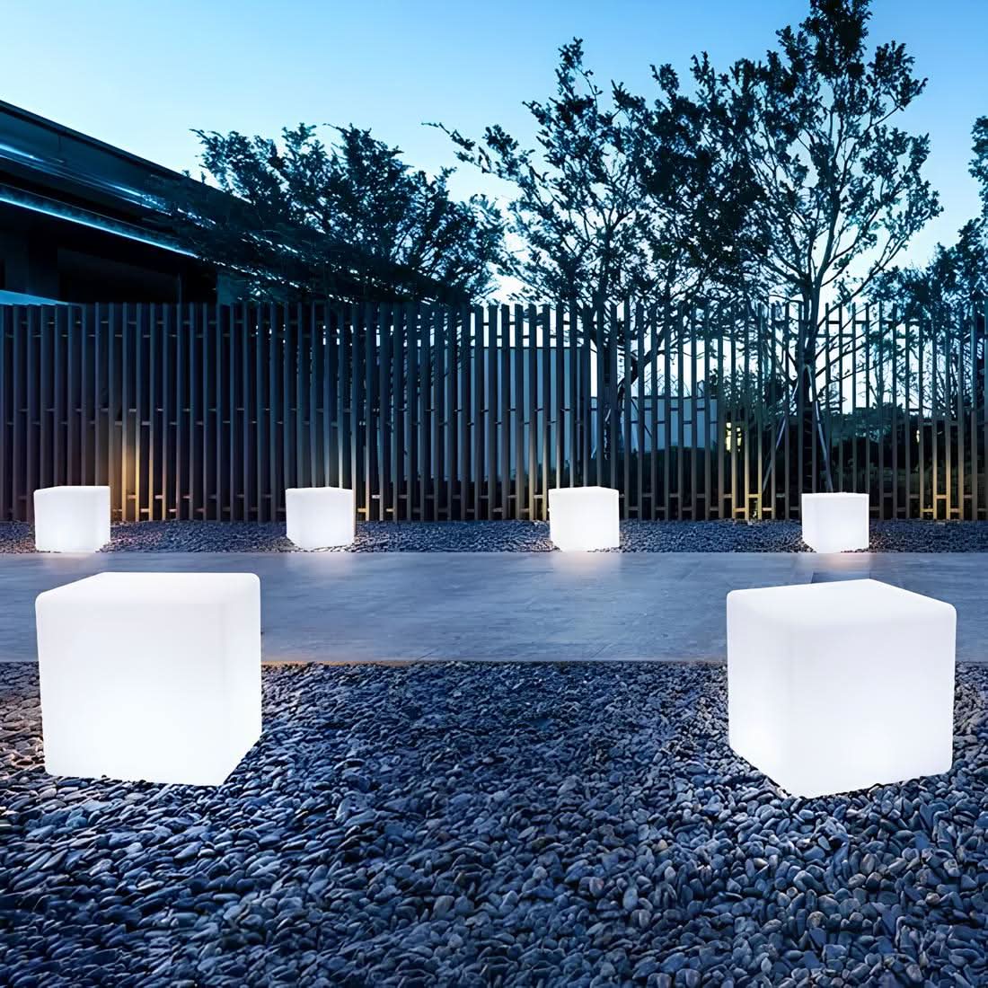 CubeGarda Trådløs Cube Have LED Lys