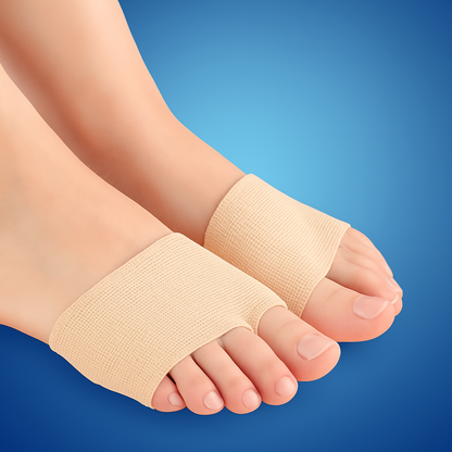 CushionFlex Forfod Beskyttelse | Silikone Gel Pude - Absorberer Stød på Foden - Smertelindring - til Metatarsalgia - Daglig Komfort Marcelie