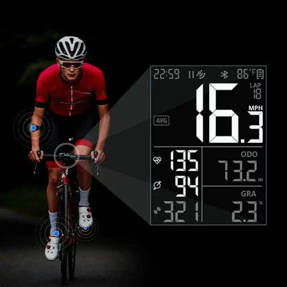 Cycplus M2 Trådløs GPS Cykelcomputer