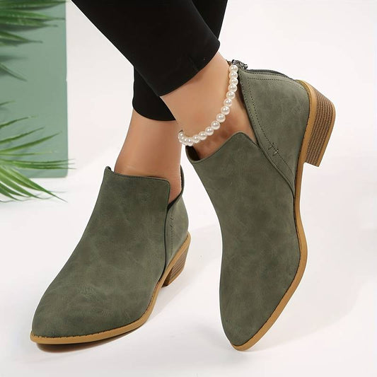 Aurore | Bottines Femme à Talon Bloc et Bout Pointu - Image 1