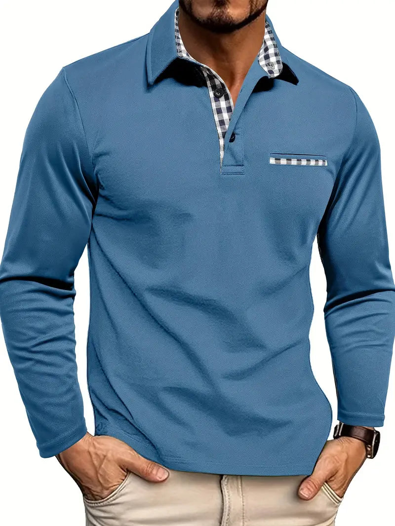 Sabri | Polo d'été classique à manches longues pour hommes - élégant et confortable - Image 4