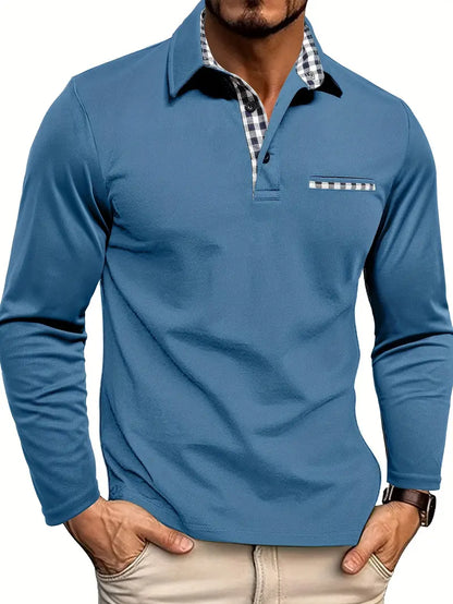 Sabri | Polo d'été classique à manches longues pour hommes - élégant et confortable - Image 4
