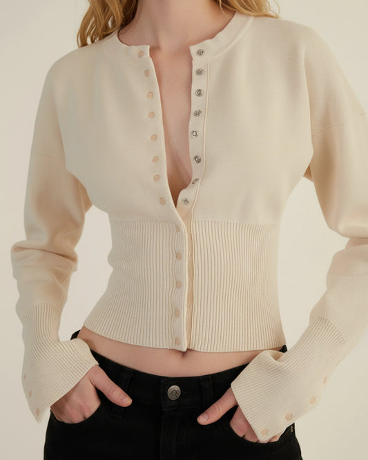 Dam Figurnära Croppad Kofta