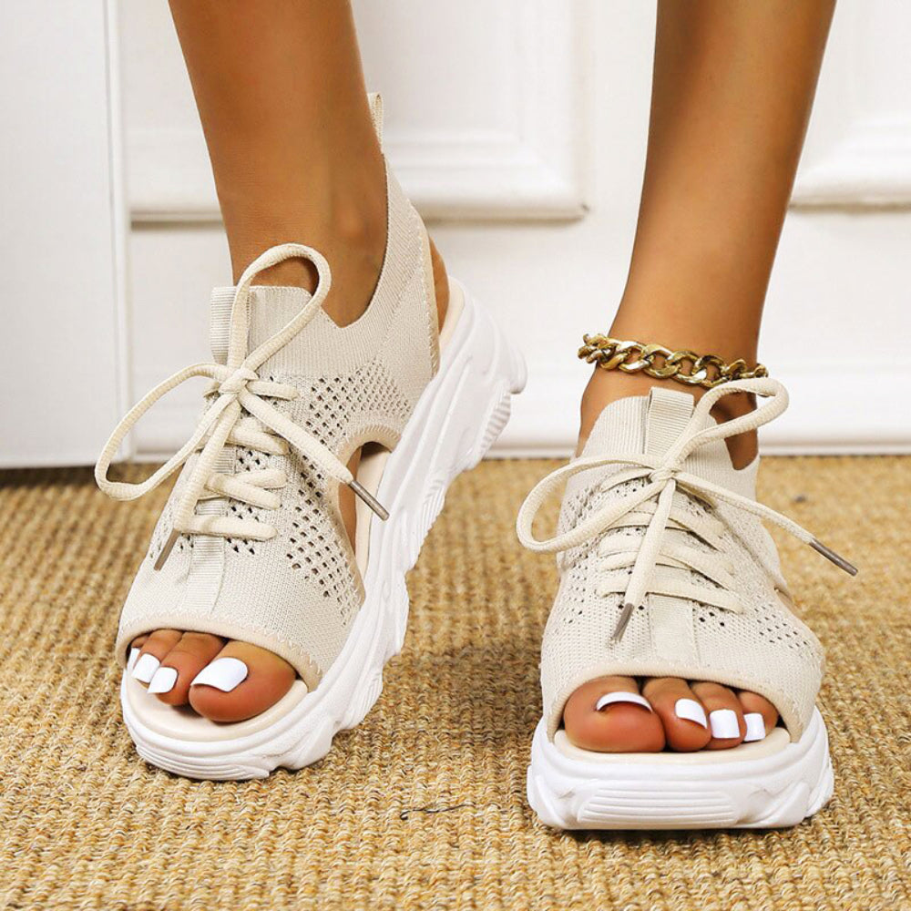 Dame Ortostatisk Platform Sandaler