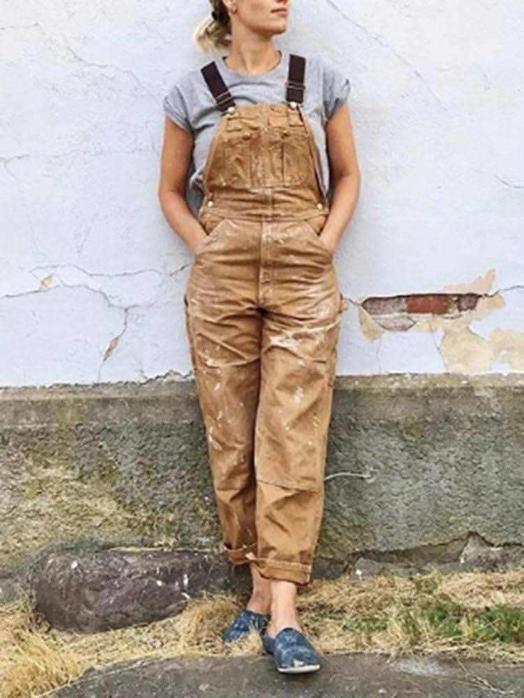 Dame Overalls | Justerbare Stropper | Retro Stil
