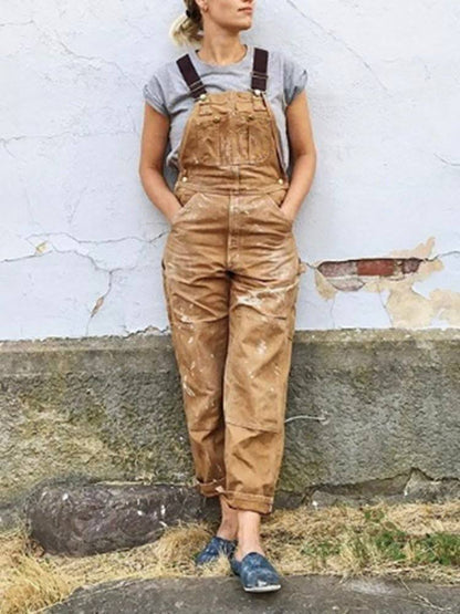 Dame Overalls | Justerbare Stropper | Retro Stil