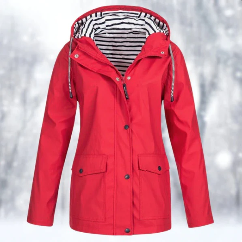 Maéva | Imperméable à Capuche pour Femme - Image 6