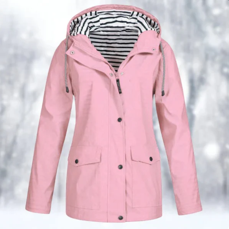 Maéva | Imperméable à Capuche pour Femme - Image 7