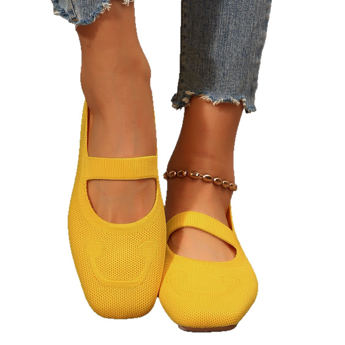 Damerne Cheerful Mary Jane Ballerinas Marcelie