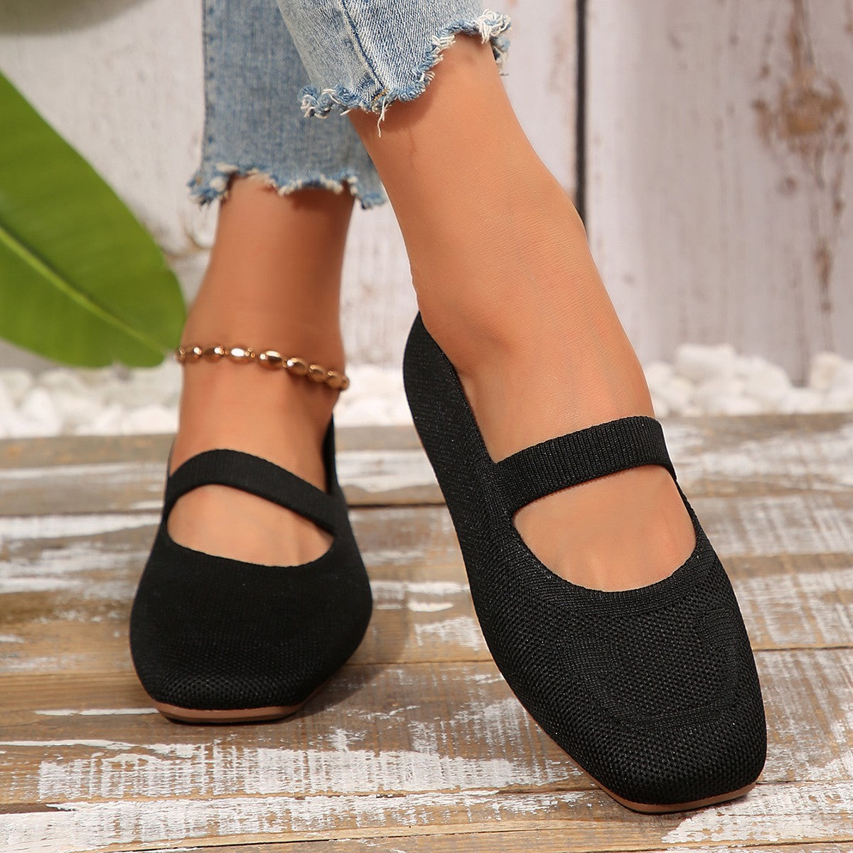 Damerne Cheerful Mary Jane Ballerinas Marcelie