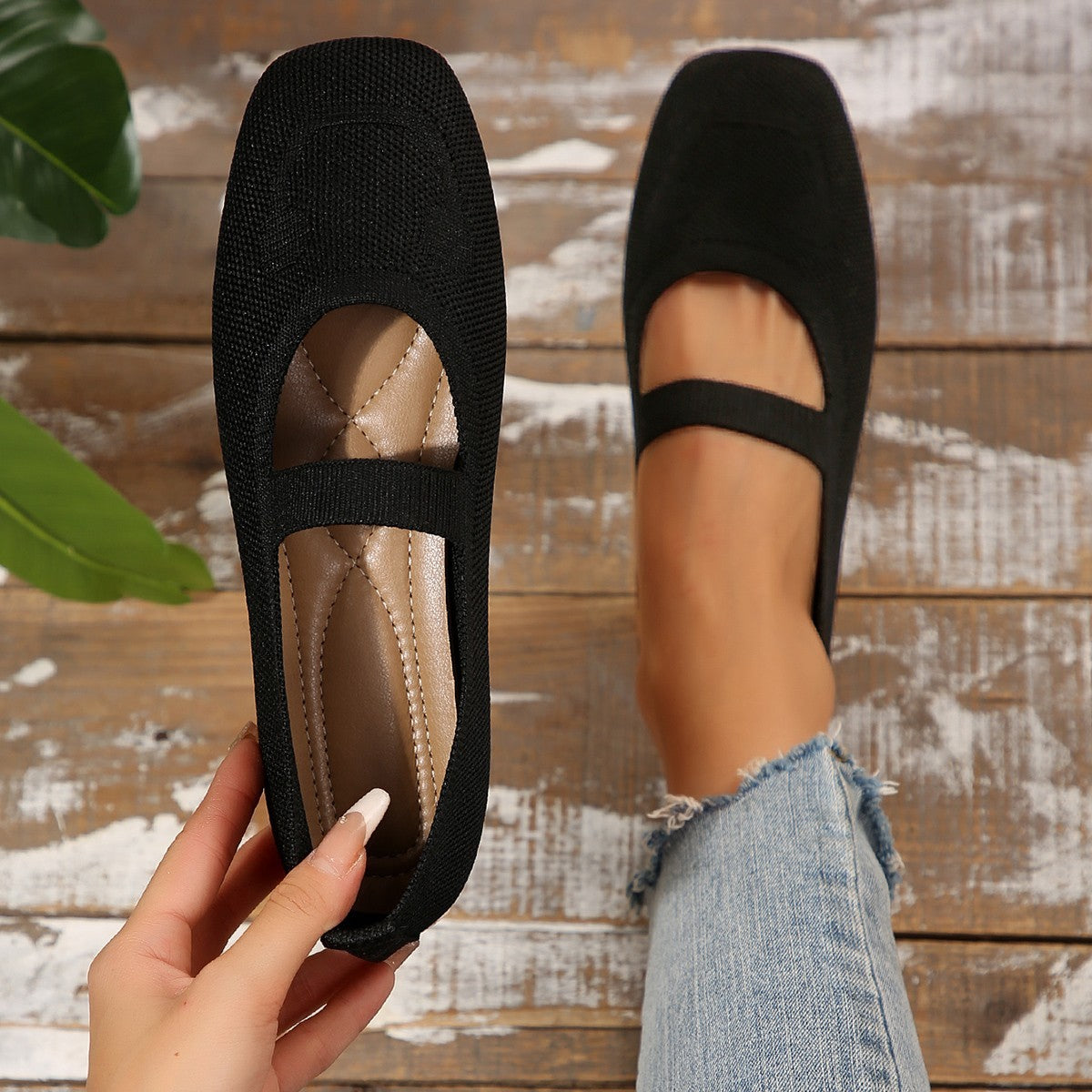 Damerne Cheerful Mary Jane Ballerinas Marcelie