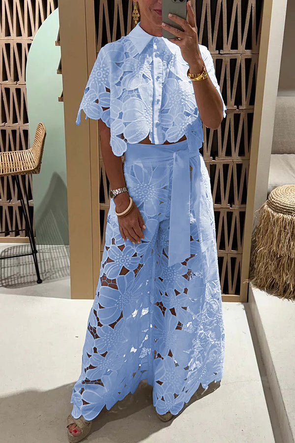 Shaïna | Ensemble élégant en dentelle pour les occasions chics - Image 3