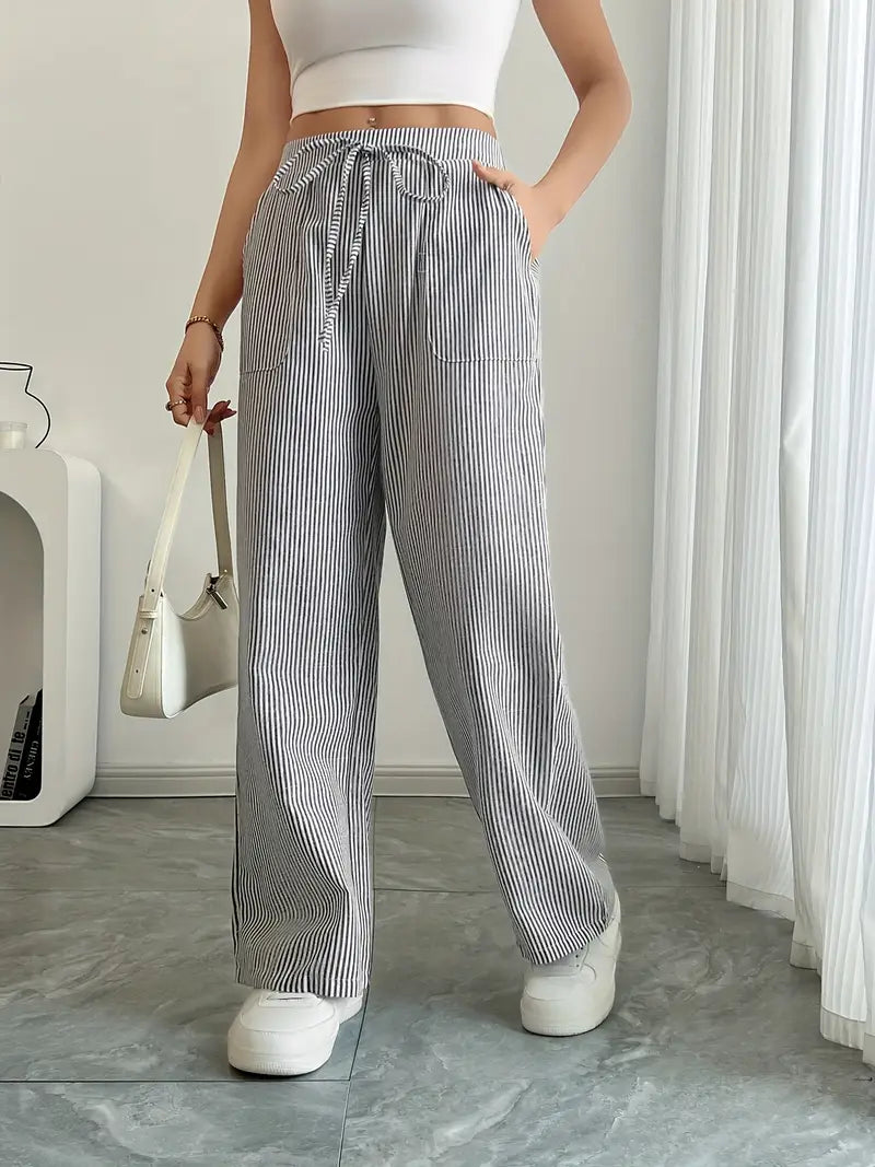 Véronica | Pantalon rayé élégant avec poches pour un confort stylé - Image 24