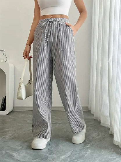 Véronica | Pantalon rayé élégant avec poches pour un confort stylé - Image 24